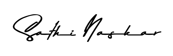 Elevate your brand with a stunning Sathi Naskar eSignature. The Asem Kandis PERSONAL USE style provides a balanced, flowing aesthetic for everyday signing. Sathi Naskar signature style 9 images and pictures png