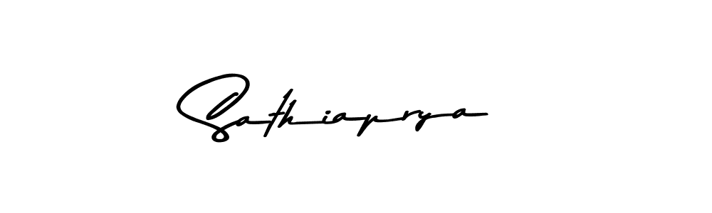 Similarly Asem Kandis PERSONAL USE is the best handwritten signature design. Signature creator online .You can use it as an online autograph creator for name Sathiaprya. Sathiaprya signature style 9 images and pictures png