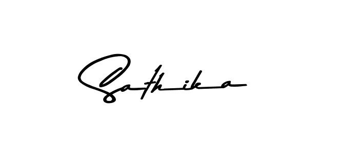 How to make Sathika signature? Asem Kandis PERSONAL USE is a professional autograph style. Create handwritten signature for Sathika name. Sathika signature style 9 images and pictures png