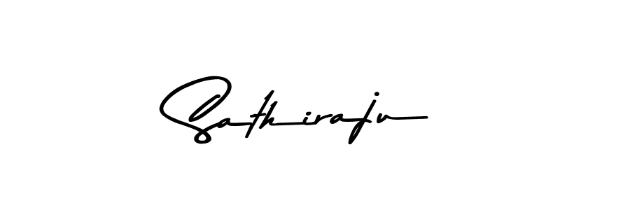 How to make Sathiraju name signature. Use Asem Kandis PERSONAL USE style for creating short signs online. This is the latest handwritten sign. Sathiraju signature style 9 images and pictures png