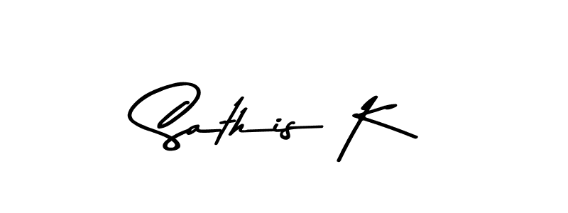 Make a short Sathis K signature style. Manage your documents anywhere anytime using Asem Kandis PERSONAL USE. Create and add eSignatures, submit forms, share and send files easily. Sathis K signature style 9 images and pictures png