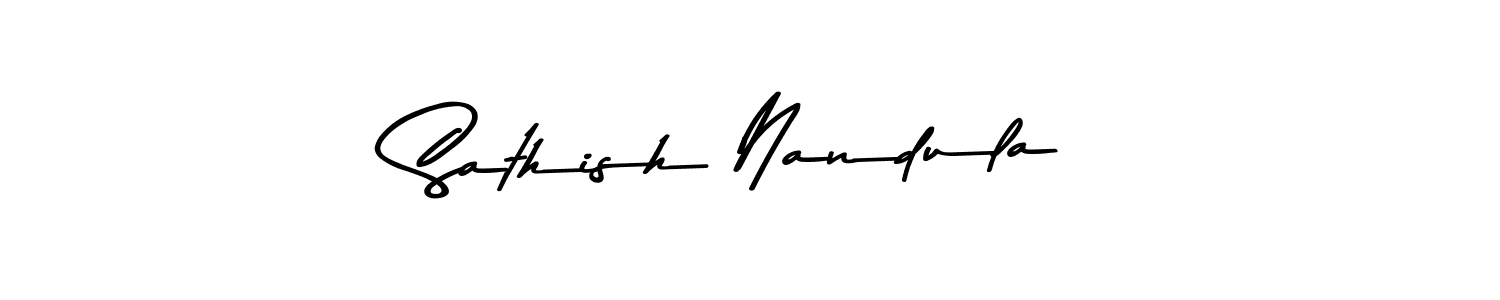 Similarly Asem Kandis PERSONAL USE is the best handwritten signature design. Signature creator online .You can use it as an online autograph creator for name Sathish Nandula. Sathish Nandula signature style 9 images and pictures png