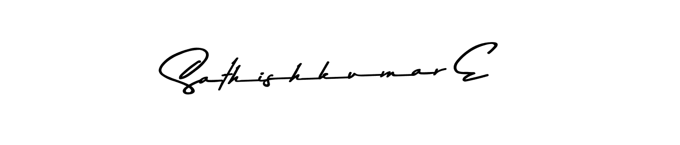 Sathishkumar E stylish signature style. Best Handwritten Sign (Asem Kandis PERSONAL USE) for my name. Handwritten Signature Collection Ideas for my name Sathishkumar E. Sathishkumar E signature style 9 images and pictures png