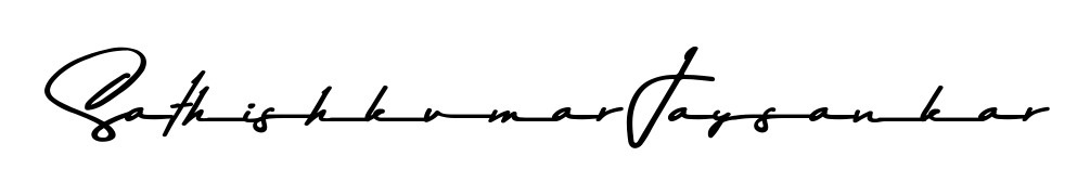 Sathishkumar Jaysankar stylish signature style. Best Handwritten Sign (Asem Kandis PERSONAL USE) for my name. Handwritten Signature Collection Ideas for my name Sathishkumar Jaysankar. Sathishkumar Jaysankar signature style 9 images and pictures png