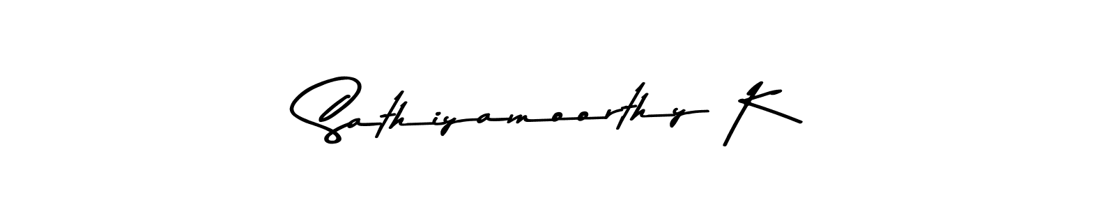 Also we have Sathiyamoorthy K name is the best signature style. Create professional handwritten signature collection using Asem Kandis PERSONAL USE autograph style. Sathiyamoorthy K signature style 9 images and pictures png