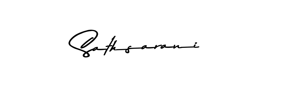 Design your own signature with our free online signature maker. With this signature software, you can create a handwritten (Asem Kandis PERSONAL USE) signature for name Sathsarani. Sathsarani signature style 9 images and pictures png