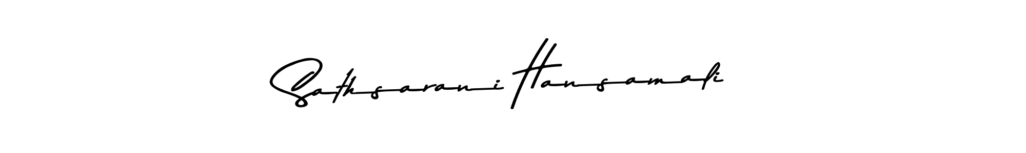 Make a beautiful signature design for name Sathsarani Hansamali. Use this online signature maker to create a handwritten signature for free. Sathsarani Hansamali signature style 9 images and pictures png
