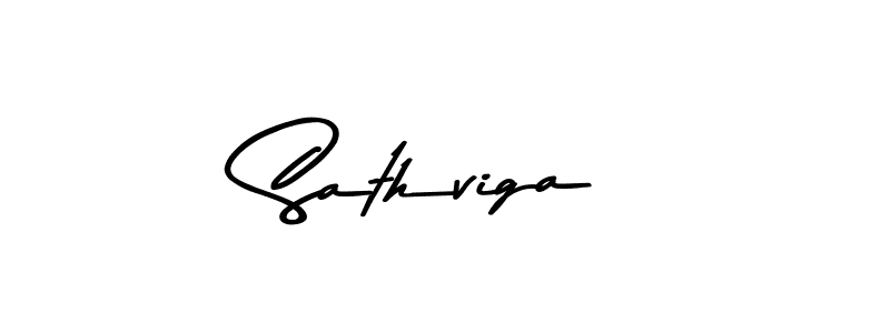 Make a beautiful signature design for name Sathviga. Use this online signature maker to create a handwritten signature for free. Sathviga signature style 9 images and pictures png