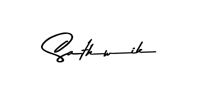 Also we have Sathwik name is the best signature style. Create professional handwritten signature collection using Asem Kandis PERSONAL USE autograph style. Sathwik signature style 9 images and pictures png