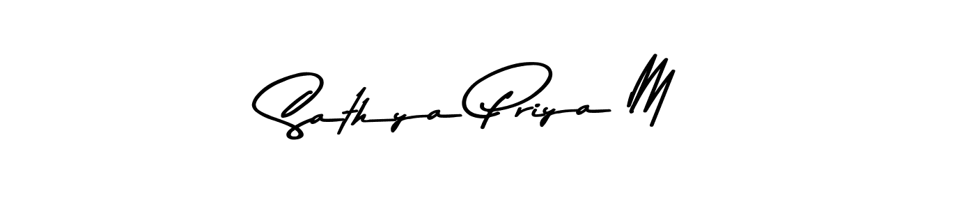 It looks lik you need a new signature style for name Sathya Priya M. Design unique handwritten (Asem Kandis PERSONAL USE) signature with our free signature maker in just a few clicks. Sathya Priya M signature style 9 images and pictures png