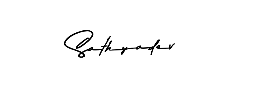 Sathyadev stylish signature style. Best Handwritten Sign (Asem Kandis PERSONAL USE) for my name. Handwritten Signature Collection Ideas for my name Sathyadev. Sathyadev signature style 9 images and pictures png