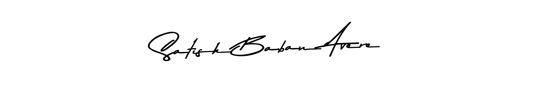 Also we have Satish Baban Avere name is the best signature style. Create professional handwritten signature collection using Asem Kandis PERSONAL USE autograph style. Satish Baban Avere signature style 9 images and pictures png