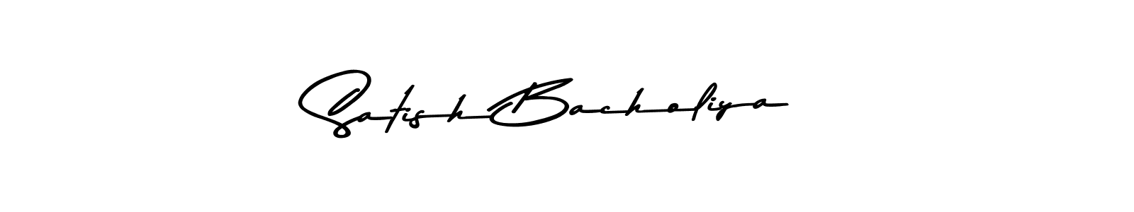 Make a beautiful signature design for name Satish Bacholiya. Use this online signature maker to create a handwritten signature for free. Satish Bacholiya signature style 9 images and pictures png