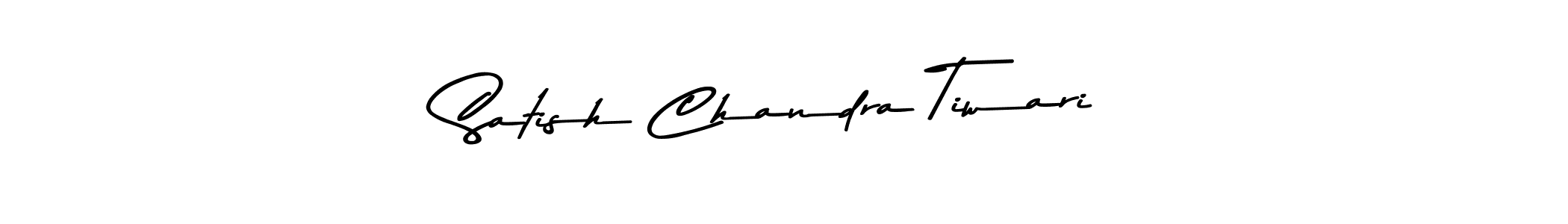 Design your own signature with our free online signature maker. With this signature software, you can create a handwritten (Asem Kandis PERSONAL USE) signature for name Satish Chandra Tiwari. Satish Chandra Tiwari signature style 9 images and pictures png