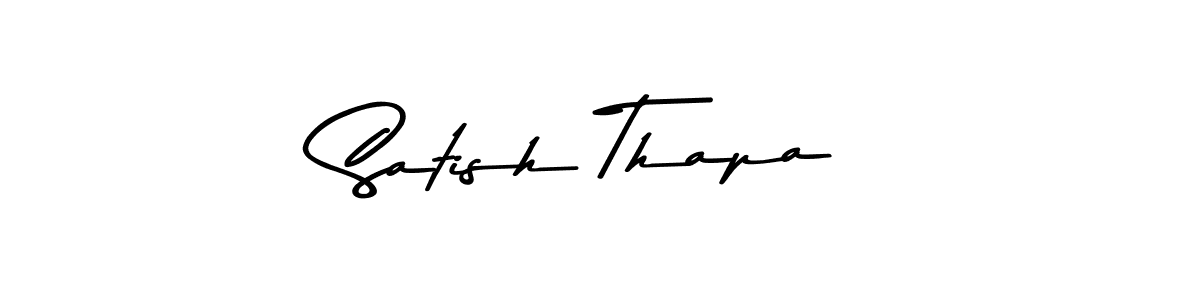 Here are the top 10 professional signature styles for the name Satish Thapa. These are the best autograph styles you can use for your name. Satish Thapa signature style 9 images and pictures png