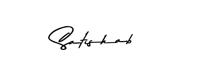 You should practise on your own different ways (Asem Kandis PERSONAL USE) to write your name (Satishab) in signature. don't let someone else do it for you. Satishab signature style 9 images and pictures png