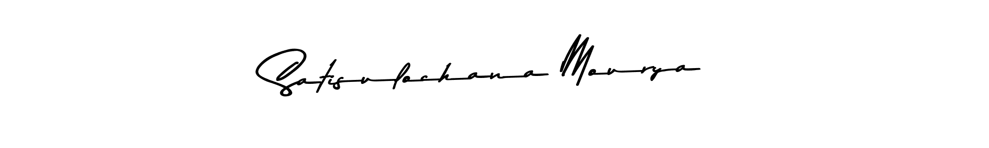 You should practise on your own different ways (Asem Kandis PERSONAL USE) to write your name (Satisulochana Mourya) in signature. don't let someone else do it for you. Satisulochana Mourya signature style 9 images and pictures png