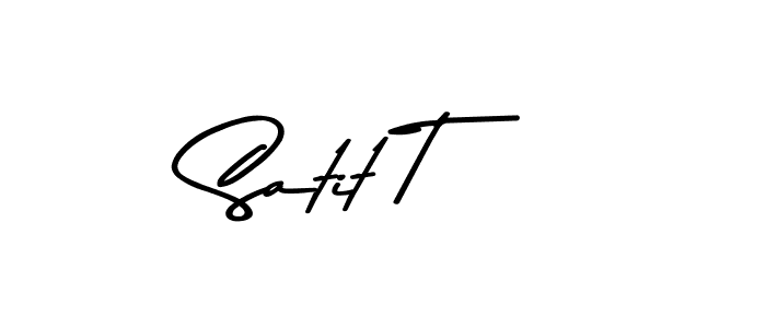 How to Draw Satit T signature style? Asem Kandis PERSONAL USE is a latest design signature styles for name Satit T. Satit T signature style 9 images and pictures png