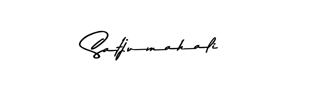 Satjumahali stylish signature style. Best Handwritten Sign (Asem Kandis PERSONAL USE) for my name. Handwritten Signature Collection Ideas for my name Satjumahali. Satjumahali signature style 9 images and pictures png