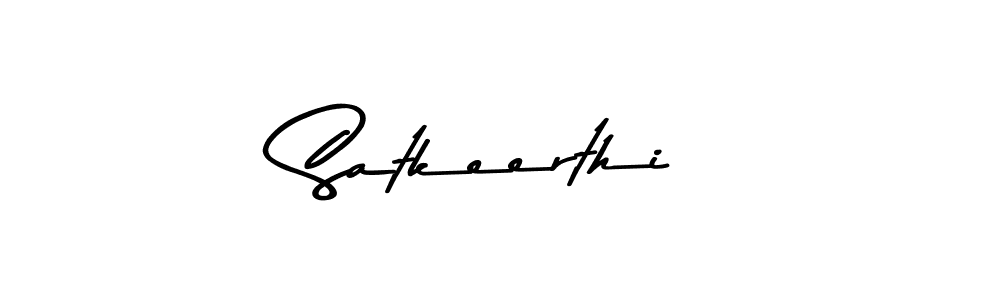 Satkeerthi stylish signature style. Best Handwritten Sign (Asem Kandis PERSONAL USE) for my name. Handwritten Signature Collection Ideas for my name Satkeerthi. Satkeerthi signature style 9 images and pictures png