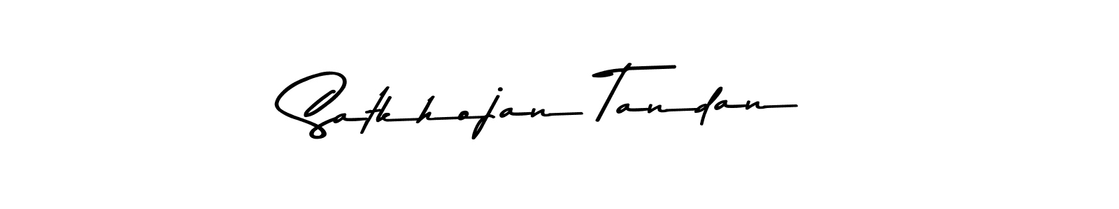 You can use this online signature creator to create a handwritten signature for the name Satkhojan Tandan. This is the best online autograph maker. Satkhojan Tandan signature style 9 images and pictures png