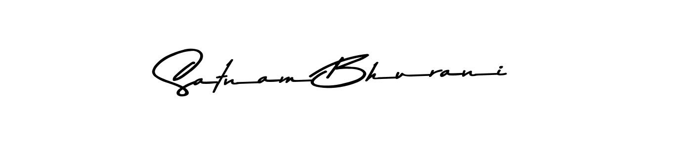 How to make Satnam Bhurani signature? Asem Kandis PERSONAL USE is a professional autograph style. Create handwritten signature for Satnam Bhurani name. Satnam Bhurani signature style 9 images and pictures png