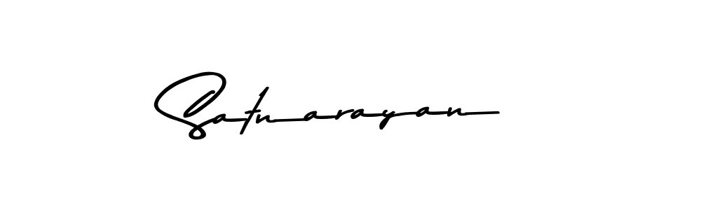 Make a beautiful signature design for name Satnarayan. With this signature (Asem Kandis PERSONAL USE) style, you can create a handwritten signature for free. Satnarayan signature style 9 images and pictures png