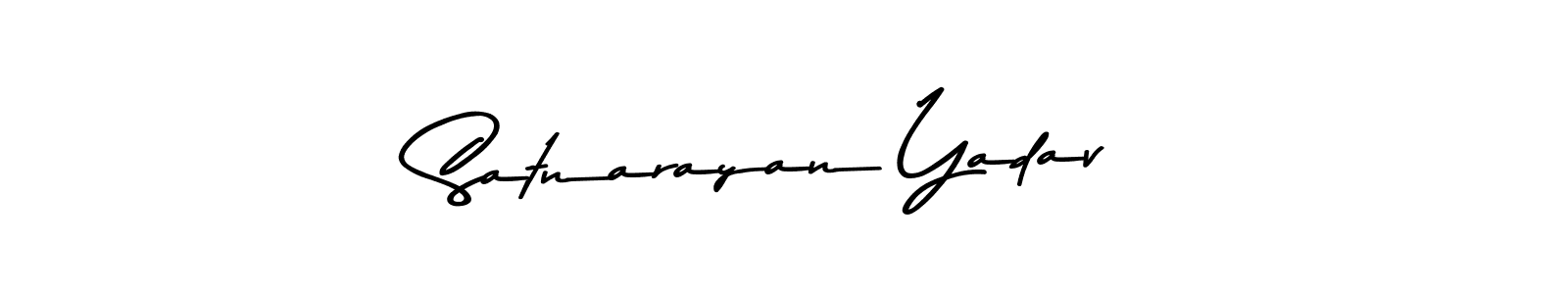 Design your own signature with our free online signature maker. With this signature software, you can create a handwritten (Asem Kandis PERSONAL USE) signature for name Satnarayan Yadav. Satnarayan Yadav signature style 9 images and pictures png