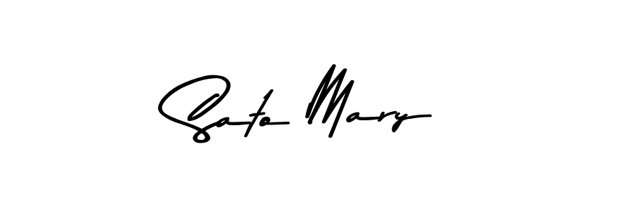 Also we have Sato Mary name is the best signature style. Create professional handwritten signature collection using Asem Kandis PERSONAL USE autograph style. Sato Mary signature style 9 images and pictures png