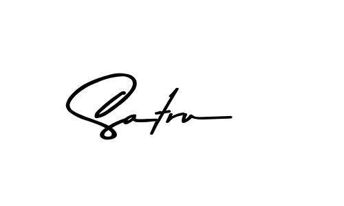 Use a signature maker to create a handwritten signature online. With this signature software, you can design (Asem Kandis PERSONAL USE) your own signature for name Satru. Satru signature style 9 images and pictures png