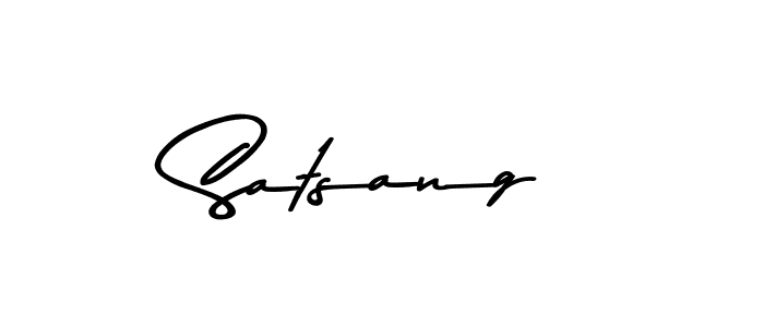 How to Draw Satsang signature style? Asem Kandis PERSONAL USE is a latest design signature styles for name Satsang. Satsang signature style 9 images and pictures png