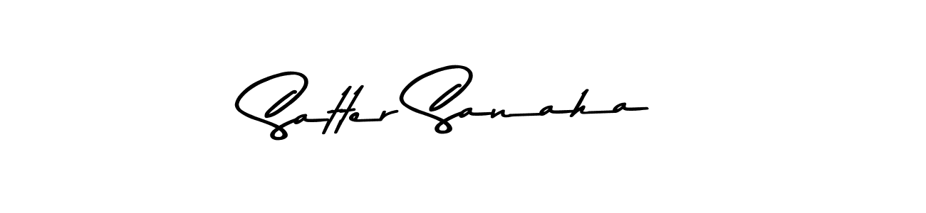 You can use this online signature creator to create a handwritten signature for the name Satter Sanaha. This is the best online autograph maker. Satter Sanaha signature style 9 images and pictures png
