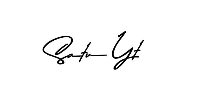 Design your own signature with our free online signature maker. With this signature software, you can create a handwritten (Asem Kandis PERSONAL USE) signature for name Satu Yt. Satu Yt signature style 9 images and pictures png