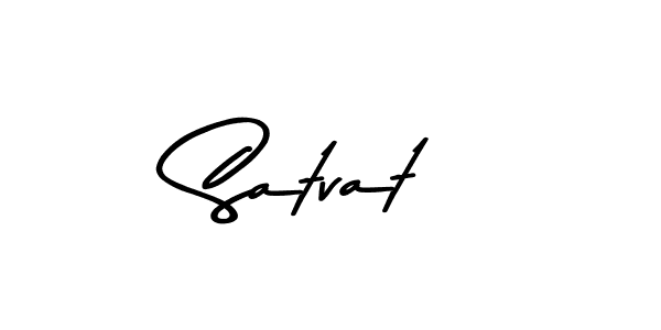 Make a beautiful signature design for name Satvat. Use this online signature maker to create a handwritten signature for free. Satvat signature style 9 images and pictures png