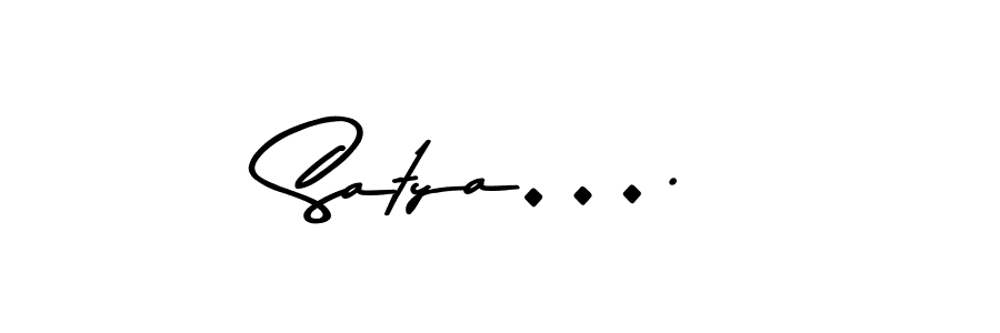 You should practise on your own different ways (Asem Kandis PERSONAL USE) to write your name (Satya….) in signature. don't let someone else do it for you. Satya…. signature style 9 images and pictures png