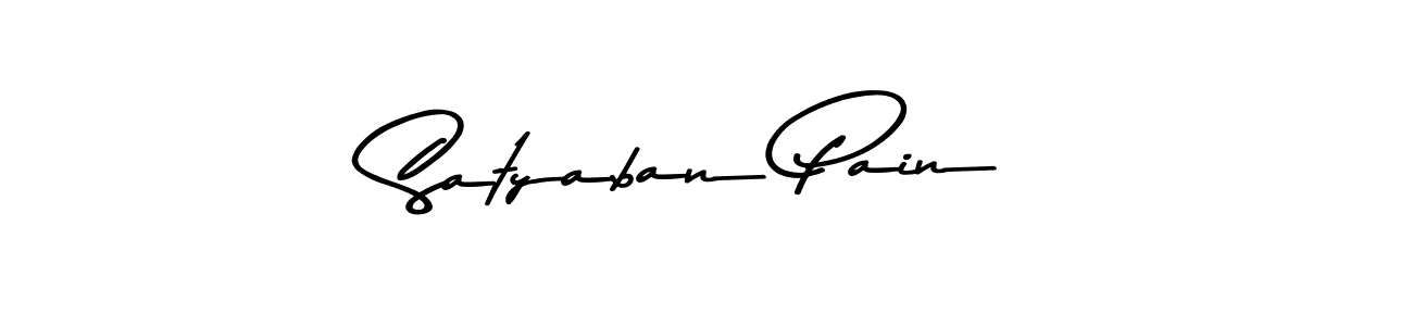 Make a beautiful signature design for name Satyaban Pain. Use this online signature maker to create a handwritten signature for free. Satyaban Pain signature style 9 images and pictures png