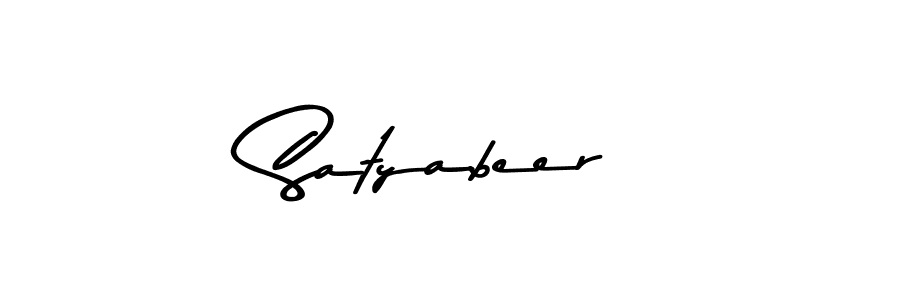 Design your own signature with our free online signature maker. With this signature software, you can create a handwritten (Asem Kandis PERSONAL USE) signature for name Satyabeer. Satyabeer signature style 9 images and pictures png