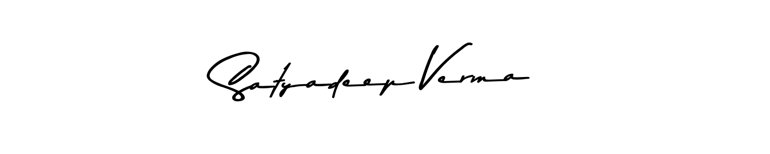 Make a beautiful signature design for name Satyadeep Verma. With this signature (Asem Kandis PERSONAL USE) style, you can create a handwritten signature for free. Satyadeep Verma signature style 9 images and pictures png