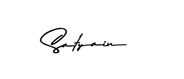 How to Draw Satyain signature style? Asem Kandis PERSONAL USE is a latest design signature styles for name Satyain. Satyain signature style 9 images and pictures png