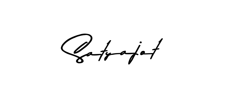 How to make Satyajot name signature. Use Asem Kandis PERSONAL USE style for creating short signs online. This is the latest handwritten sign. Satyajot signature style 9 images and pictures png