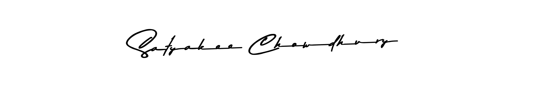 Create a beautiful signature design for name Satyakee Chowdhury. With this signature (Asem Kandis PERSONAL USE) fonts, you can make a handwritten signature for free. Satyakee Chowdhury signature style 9 images and pictures png
