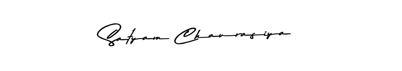 You should practise on your own different ways (Asem Kandis PERSONAL USE) to write your name (Satyam Chaurasiya) in signature. don't let someone else do it for you. Satyam Chaurasiya signature style 9 images and pictures png