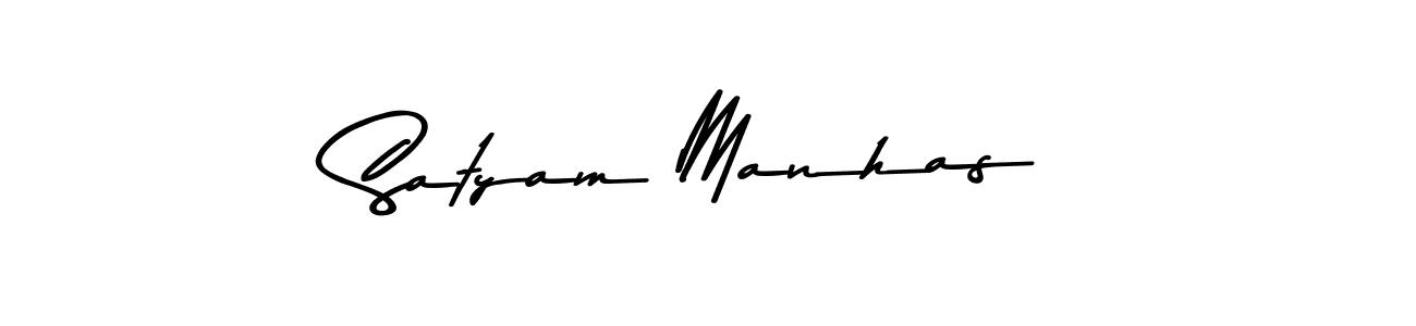 The best way (Asem Kandis PERSONAL USE) to make a short signature is to pick only two or three words in your name. The name Satyam Manhas include a total of six letters. For converting this name. Satyam Manhas signature style 9 images and pictures png