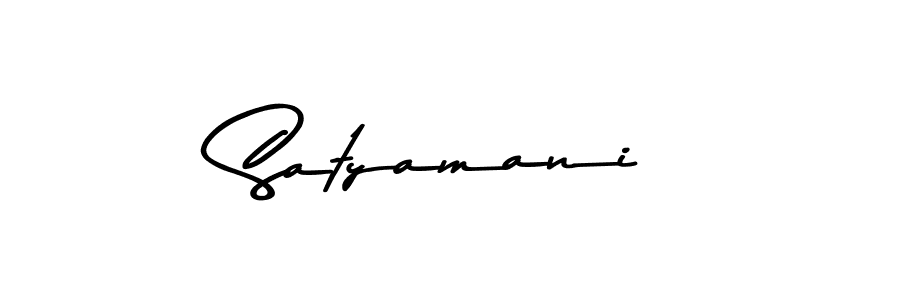 Make a beautiful signature design for name Satyamani. With this signature (Asem Kandis PERSONAL USE) style, you can create a handwritten signature for free. Satyamani signature style 9 images and pictures png
