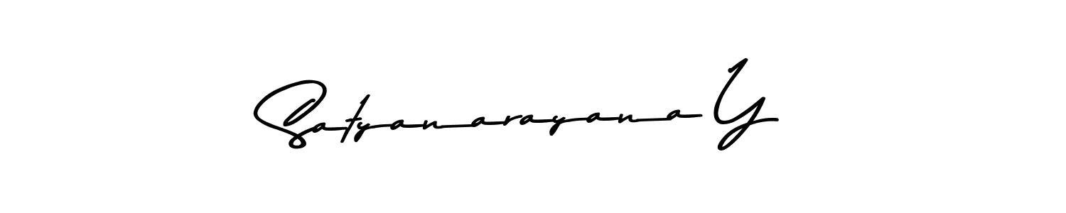 How to make Satyanarayana Y signature? Asem Kandis PERSONAL USE is a professional autograph style. Create handwritten signature for Satyanarayana Y name. Satyanarayana Y signature style 9 images and pictures png