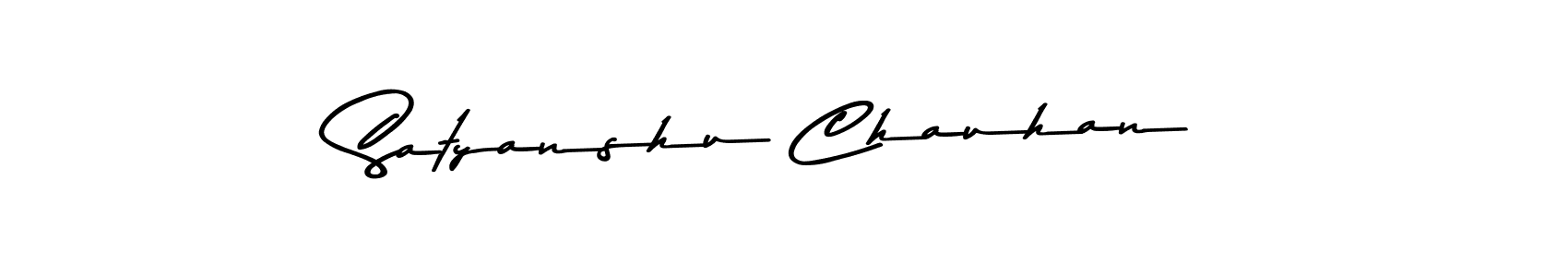 Design your own signature with our free online signature maker. With this signature software, you can create a handwritten (Asem Kandis PERSONAL USE) signature for name Satyanshu Chauhan. Satyanshu Chauhan signature style 9 images and pictures png