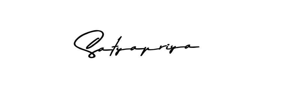 Create a beautiful signature design for name Satyapriya. With this signature (Asem Kandis PERSONAL USE) fonts, you can make a handwritten signature for free. Satyapriya signature style 9 images and pictures png