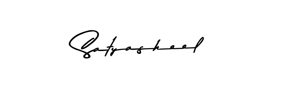 How to Draw Satyasheel signature style? Asem Kandis PERSONAL USE is a latest design signature styles for name Satyasheel. Satyasheel signature style 9 images and pictures png