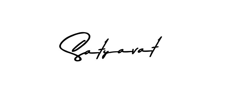 Make a beautiful signature design for name Satyavat. With this signature (Asem Kandis PERSONAL USE) style, you can create a handwritten signature for free. Satyavat signature style 9 images and pictures png
