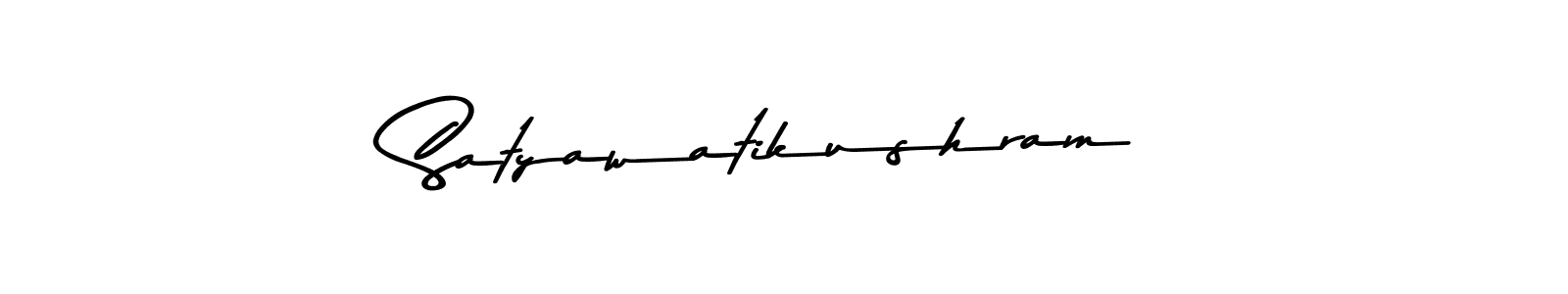 You can use this online signature creator to create a handwritten signature for the name Satyawatikushram. This is the best online autograph maker. Satyawatikushram signature style 9 images and pictures png